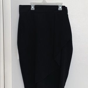 Black pencil skirt